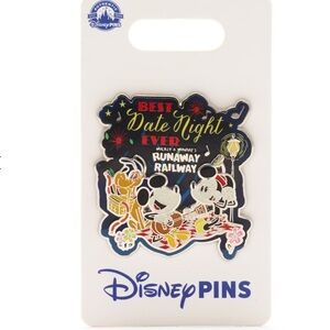 Disney "Best Date Night Ever" Pin | Mickey, Minnie & Pluto | Collectible